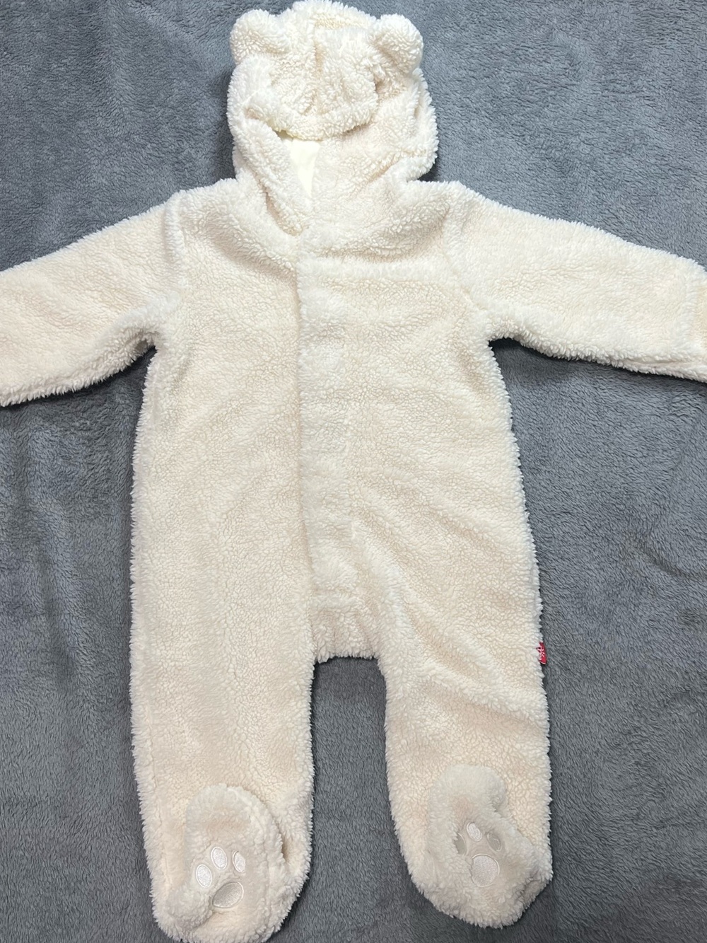 Magnetic Me Sherpa Bear Snowsuit Pram 6-9M